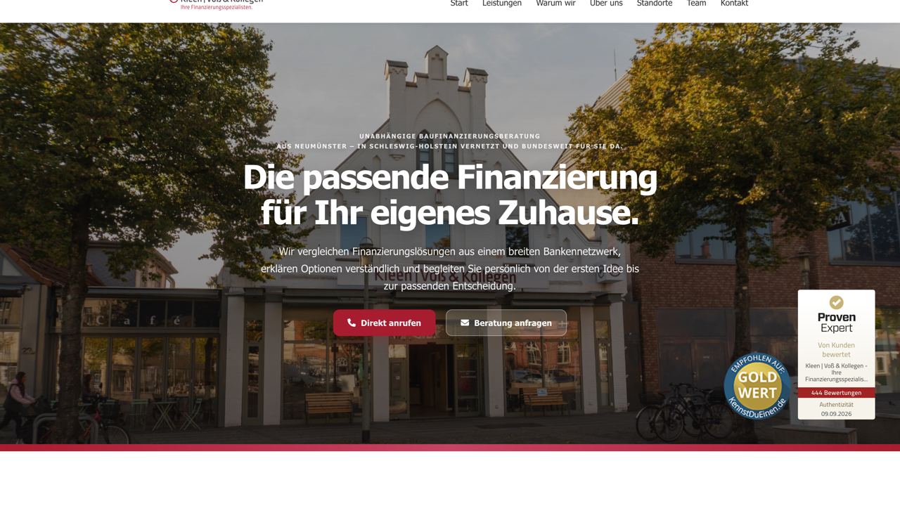 Vorschau der Website kvuk.de